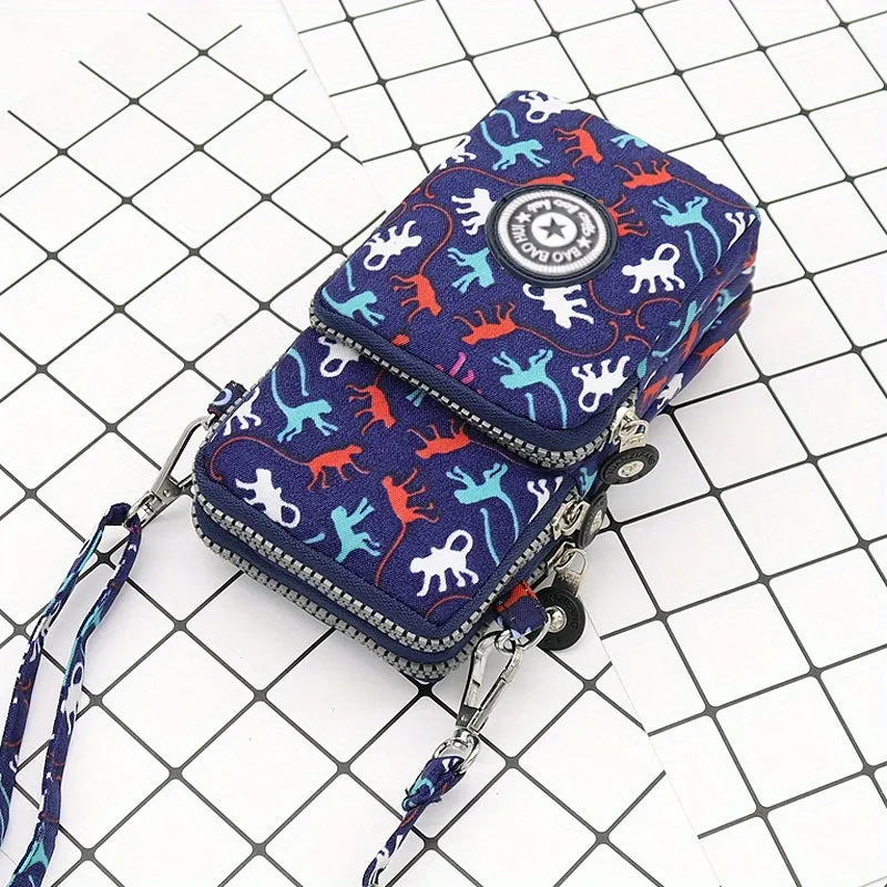 Versatile Sport Wallet and Bag Combo with Retro Keychain