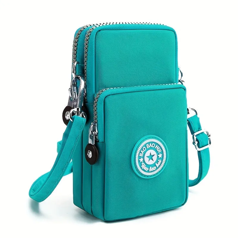 Versatile Sport Wallet and Bag Combo with Retro Keychain