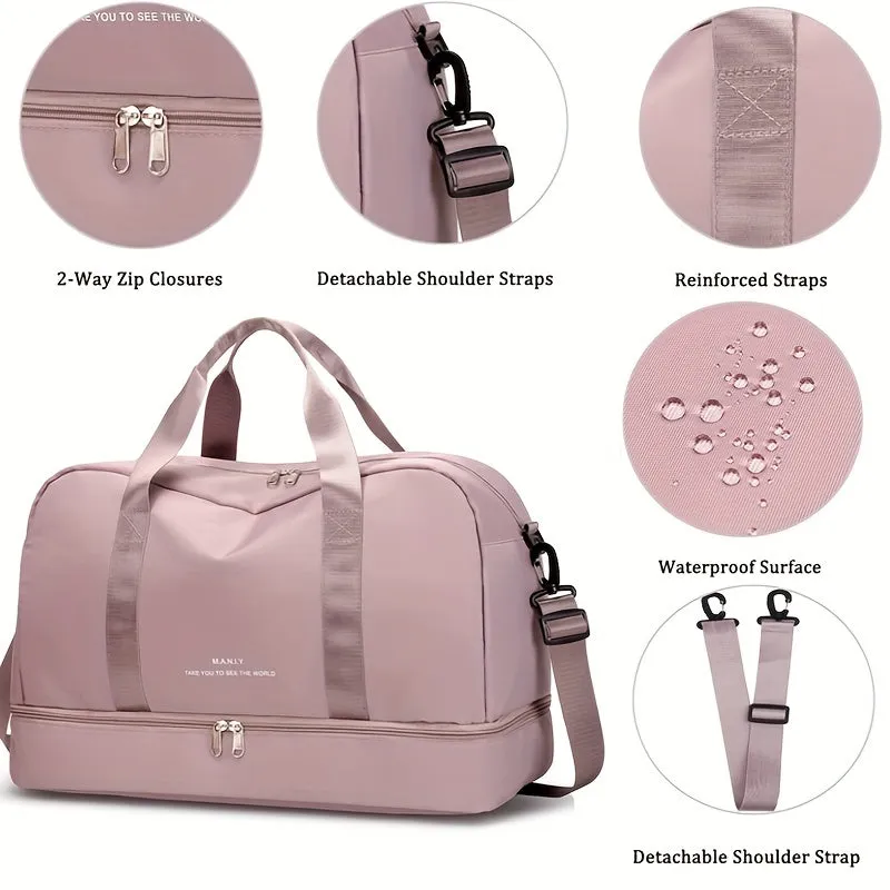 Versatile Travel Bag Set for Women One Shoulder Weekend Adventure