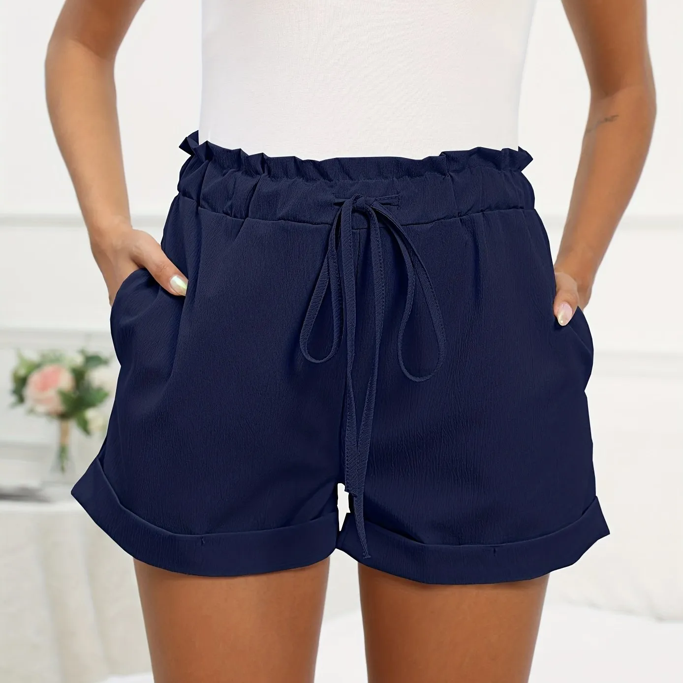 Versatile Womens Drawstring Shorts for Comfort and Style