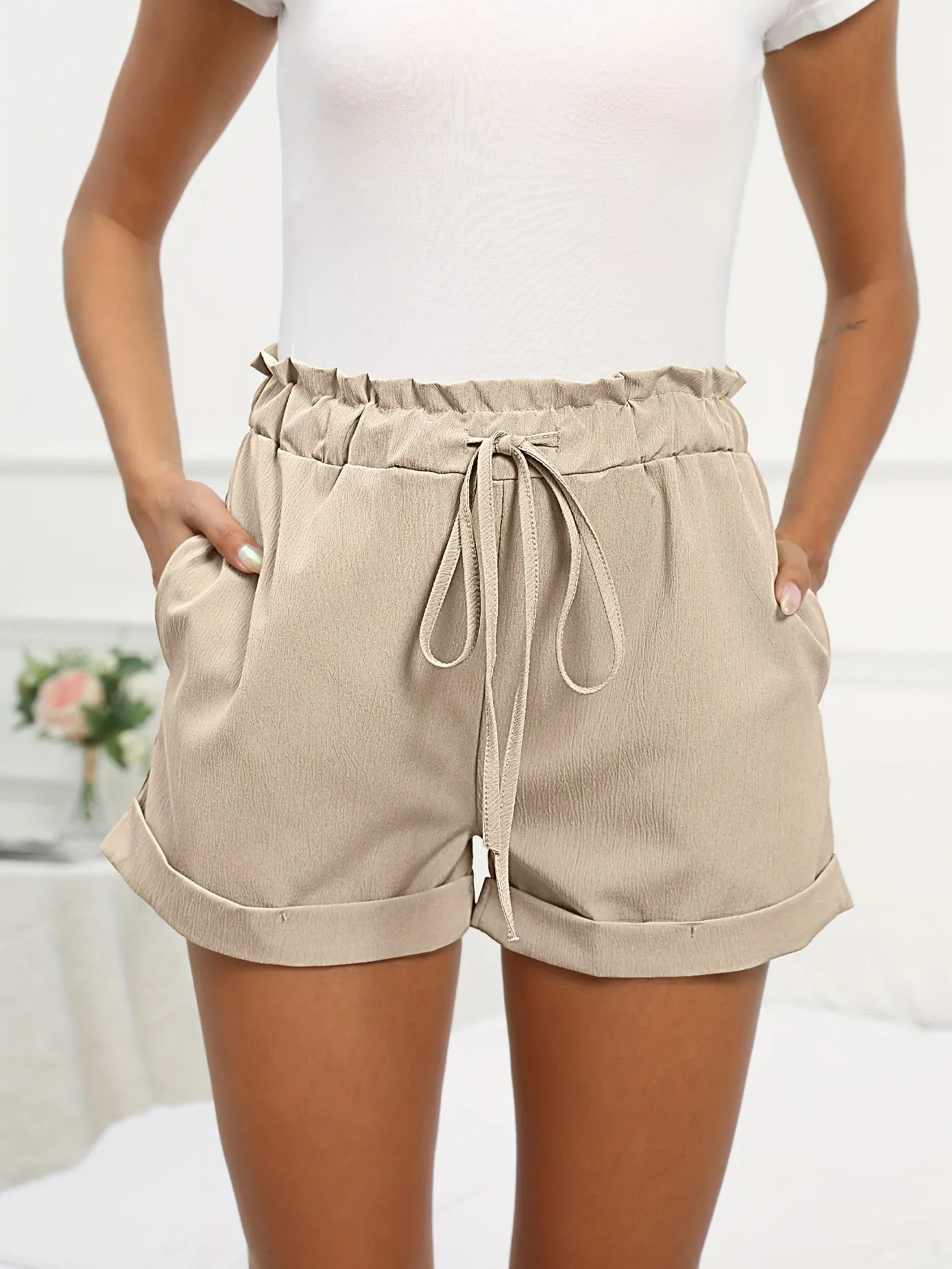 Versatile Womens Drawstring Shorts for Comfort and Style