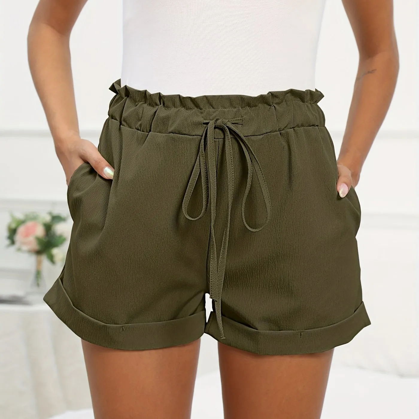 Versatile Womens Drawstring Shorts for Comfort and Style