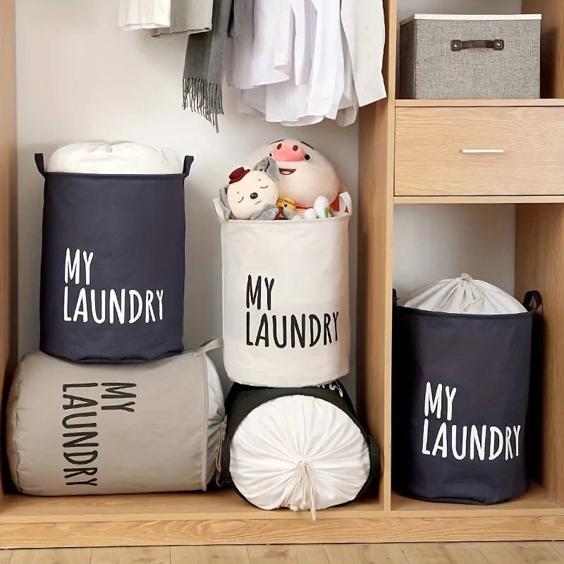 Waterproof Laundry Hamper Durable Storage for Clothes and Toys