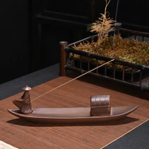 Wooden Zen Incense Holder